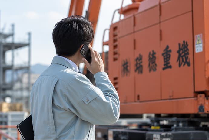 普通作業員の仕事の写真